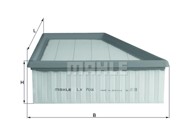 MAHLE Filter zraka ŠKODA LX 708 FABIA 1.4 00