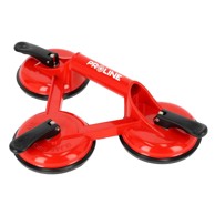 PROLINE Držač sa sisaljkama za staklo 3x118 mm max 120 kg, srebrna