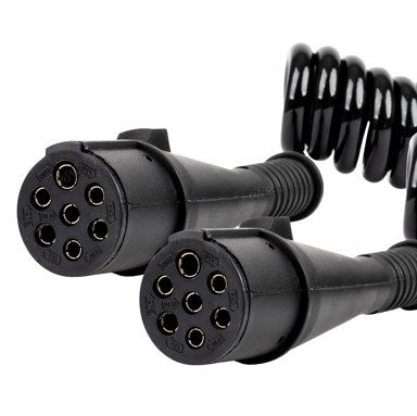 AMIO Rastezljivi kabel TIR 2×7 PIN tip N, 5 m, 24 V, AMIO-04380