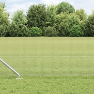 Zavarena žičana ograda s 7 sidrenih zakovica 0.6x10 m galvanizirani čelik