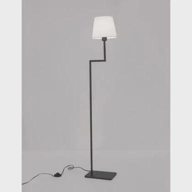 NOVA LUCE Savona stajaća svjetiljka e27 ip20/bijela & crna nl9919153