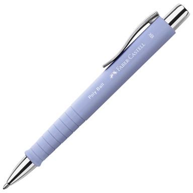 FABER-CASTELL Olovka kemijska gumirana Poly Ball XB 241154 pastelno plava