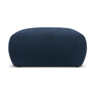 MICADONI HOME Tamno plavi tabure od bouclé tkanine Molino 