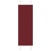 Plisirana zavjesa, 45 x 100 cm, širina tkanine 44,4 cm, poliester, bordo crvena