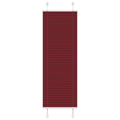 Plisirana zavjesa, 45 x 100 cm, širina tkanine 44,4 cm, poliester, bordo crvena