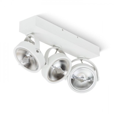 RENDL Zidna lampa, Kelly LED III DIMM, 230V, LED, 3x12W, 24°, 3000K, bijela