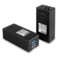 LINDY USB 3.0 optički ekstender 200m, LC, crni