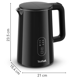 TEFAL Thermo električno kuhalo za vodu KO6518E0, 1.5 L, nehrđajući čelik