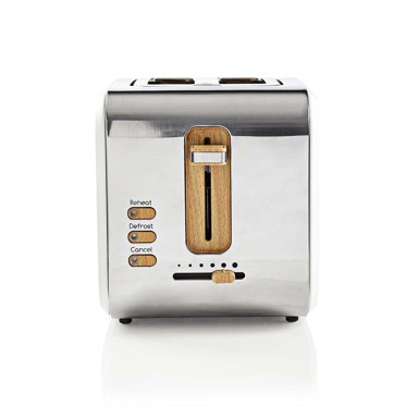 NEDIS Toster KABT510EWT, 900 W, 2 kriške, bijeli