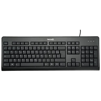 TERRA Tipkovnica Wortmann 1500 Corded FR USB, crna