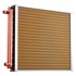 VEVOR izmjenjivač topline s rebrastom cijevi 559 x 559 mm, bakrene cijevi, aluminijske rebraste ploče