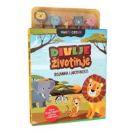 NAŠA DJECA Set Nauči crtati Divlje životinje 07301-5