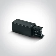 Priključak za šinu DM41004A/B/L, lijevi, 230 V, crni, napajanje
