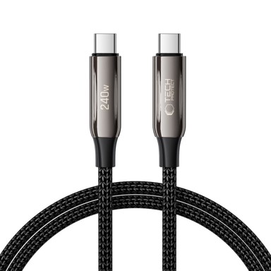 TECH-PROTECT Kabel USB-C USB-C 240W 1m, crna