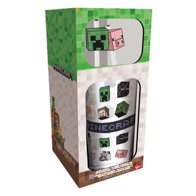 Čaša Minecraft sa slamkom, 485 ml