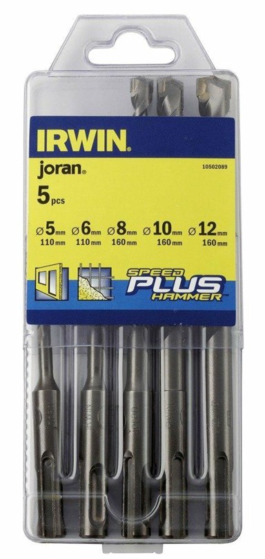 IRWIN Set SDS Plus svrdala, 5 kom.