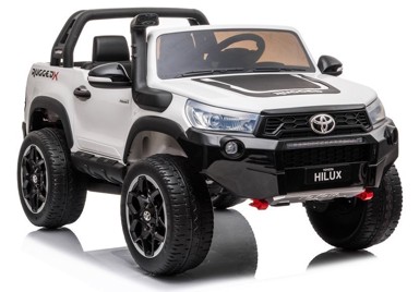 Auto na akumulator Toyota Hilux 4x4, bijeli, dvosjed