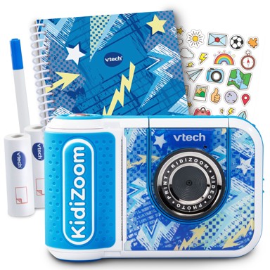 VTECH Kamera Kidizoom Print Cam, plava, ljetni bundle