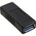 INLINE USB 3.0 adapter ženski na USB-A, crni