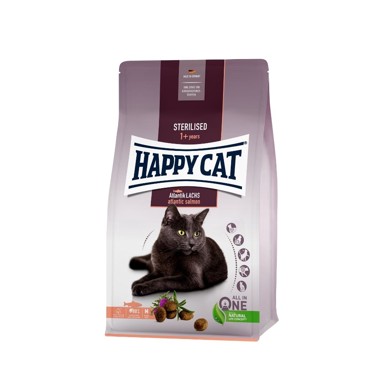 HAPPY CAT Suha hrana za mačke Sterilised losos 4 kg
