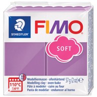 STAEDTLER Masa za modeliranje, FIMO Soft, 57 g, borovnica ljubičasta