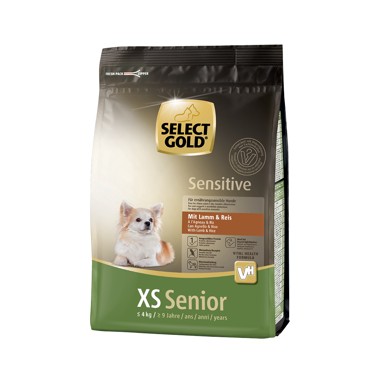 SELECT GOLD Sensitive Senior XS janjetina i riža 1 kg