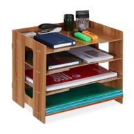 NORTHIX MDF organizator dokumenata s 3 pretinca i policom