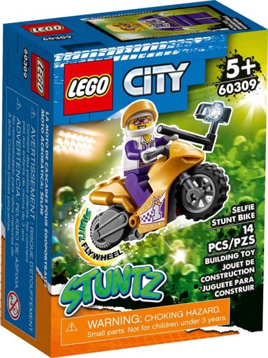 LEGO CITY Motocikl za selfie fotografije i vratolomije 60309