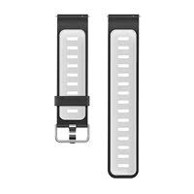 BELINE Zamjenski remen Silicone Waves za Apple Watch, 42/44/45/49 mm, bijelo-crni