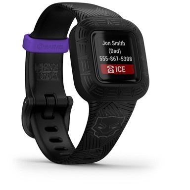 GARMIN Pametna narukvica vivofit jr. 3 Marvel (Black Panther)