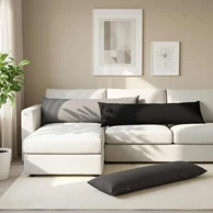HEERLEN Ukrasni jastuk 40 x 145 cm, tkanina, svijetlosivi