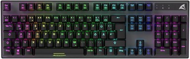 SHARKOON Gaming tipkovnica Skiller SGK20, mehanička, Huano Red, RGB