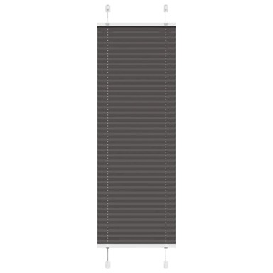 Roleta plisirana, 40x150 cm, širina tkanine 39,4 cm, crna