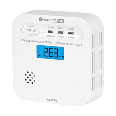 KRÜGER&MATZ WiFi LCD detektor ugljičnog monoksida Tuya S10