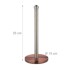 NORTHIX Stojeći držač za kuhinjski papir, inox, 30 cm, pjenasta baza