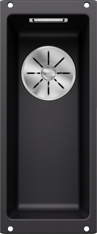 BLANCO Sudoper SUBLINE 160-U InFino SILGRANIT, crni