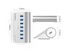 ORICO USB hub M3U7-G2, USB-C, 7x USB-A, sivi