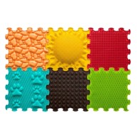 Senzoričke puzzle podloge SUNSHINE GARDEN, 6 kom.