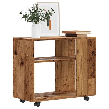 Pomoćni stol staro drvo 70x35x55 cm konstruirano drvo