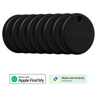 CHIPOLO Bluetooth lokator Pop, crni, 8 kom CH060