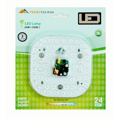 FEROTEHNA Namjenska LED rasvjeta Modul 24W, 2000 lm, 6500K