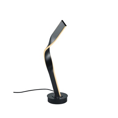 CINQUE Crna LED stolna lampa s metalnim sjenilom (visina 64, 5 cm) Cicenza 