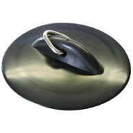 FACKELMANN Pribor čep za sudoper 6cm crni