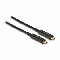 DELOCK Kabel USB DisplayPort aktivni optički C-C 4K 60Hz 25m 84126, crna