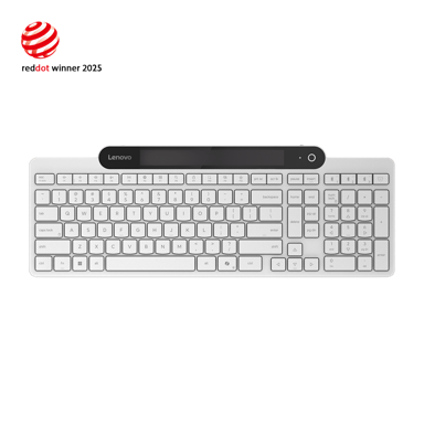 LENOVO Tipkovnica 800 samopunjiva Bluetooth 5.1 SLO 234 za W10/W11, bijela