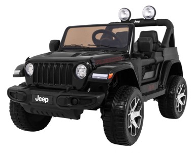 Auto na akumulator Jeep Wrangler Rubicon 4x4, crni