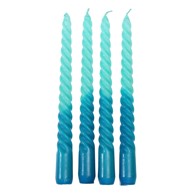 REX LONDON Svijeće u setu od 4 kom Dip Dye, 3 h