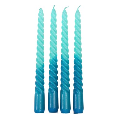 REX LONDON Svijeće u setu od 4 kom Dip Dye, 3 h