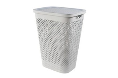 CURVER Koš za rublje Pure, 55 l, 43 x 35 x 58 cm, sivo-plava