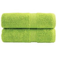 SOLUND Premium ručnici za pranje, 2 kom, 30 x 30 cm, 600 g/m², jabukasto zeleni